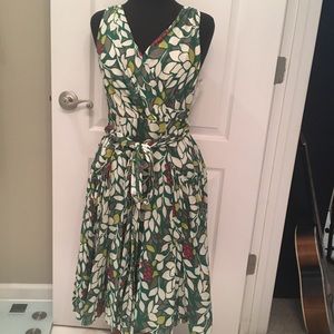 Anthropologie Lapis cotton dress with pockets